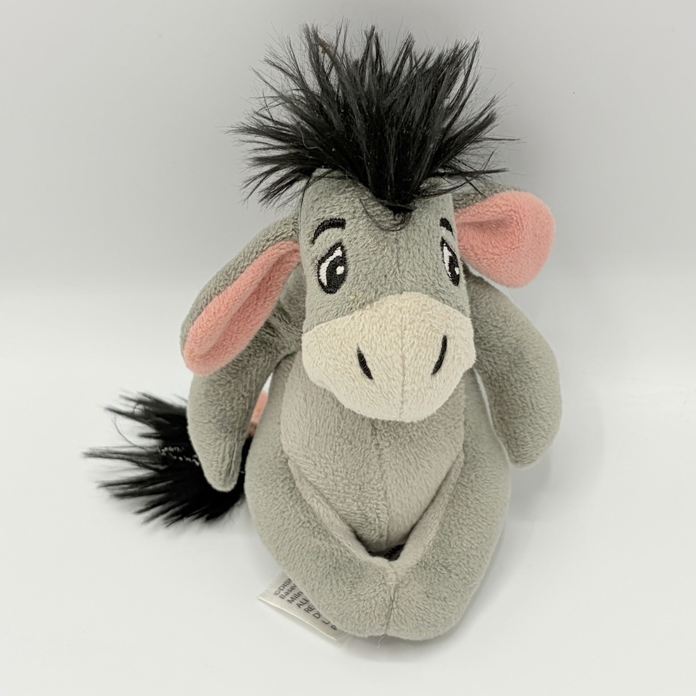Disney Parks Winnie The Pooh 4" EEYORE Plush Mini Doll Toy Collectible